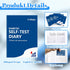 Diabetes Blood Pressure Log Book, Daily 3x4 inch Glucose Journal for Tracking Blood Sugar and Pressure (5)