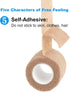 Cohesive Bandage Wrap, Self Adhesive Medical Tape, Vet Wrap, Athletic Elastic Stretch Band for Sport Injury & Wound