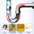 Maintenance4 pack Sink and Drain Cleaner Powder: All-Purpose Pipe Opener for Kitchen Bathroom Pipes and Floor Drains