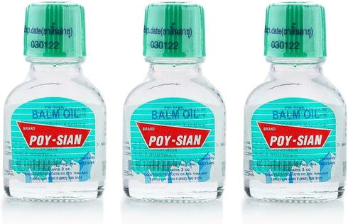 POY-SIAN Thai PIM-Saen Balm Oil, 3ml, Pack of 3