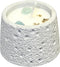 LUXE COVE Scented Candle, Soy Candle, Non-Toxic Aroma Candles, White Musk Scented, Aquamarine Crystal,