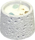 LUXE COVE Scented Candle, Soy Candle, Non-Toxic Aroma Candles, White Musk Scented, Aquamarine Crystal,