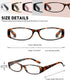Blue Light Blocking Reading Glasses, 5-Pack for Women with Comfort Spring Hinges, Anti UV/Glare Readers 2.00