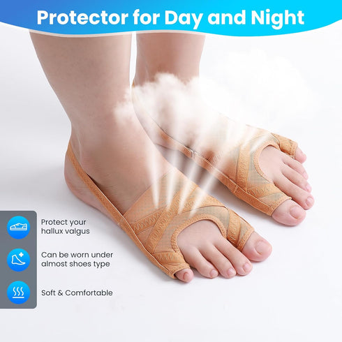 Bunion Corrector for Women and Men, Union Relief Protector Guards for Thumb and Little Toe, 1 Pair