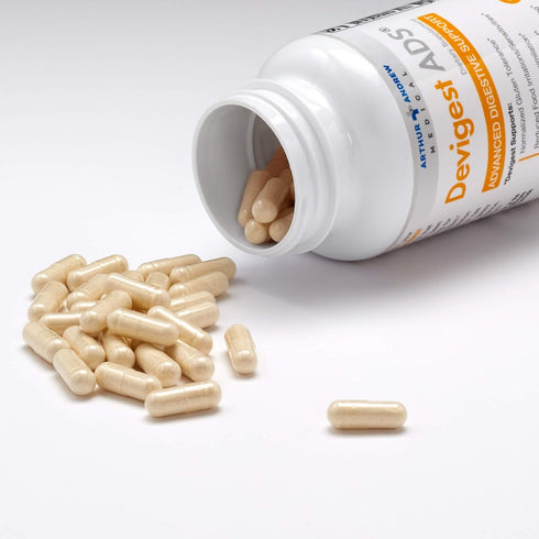 Arthur Andrew Medical Devigest ADS, Advanced Digestive Support, Vegan, 90 Capsules for Lactose Intolerance Relief
