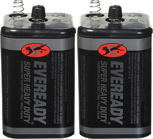 EVEREADY 6V Super Heavy Duty Battery, 2 Count