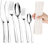 6 Pcs Weighted Utensils for Hand Tremors, Heavy Weight Silverware Set for Adaptive Eating, Spoons for Eating