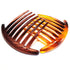 Women's French Twist Combs Plastic Side Hair Comb Set of 6, Seven Tooth, 3 Colors