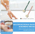 Long Handle Bath Massage Cleaning Brush - Back Scrubber for Shower with Soap Dispenser, Pink + Green