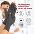 2 Pairs Fingerless Arthritis Compression Gloves for Women Men, Carpal Tunnel Pain Relief for Typing and Daily Work