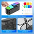 Wangculiao 2/3/4 (2PC Weekly Pill Organizer Travel, Times a Day, Double-Sided Opening Design, Portable Pill Box