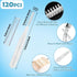 120 Pieces Braces Dental Brush Flosser, 360° Bendable Toothpick, Soft Bristles for Oral Hygiene