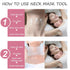 Neck Mask, Neck Wrinkle Skin Facial Tool Moisturizer Stone Neck Mask for Beauty DIY Skin Care, Moisturizing Firming
