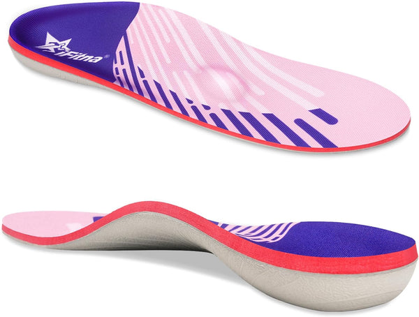 IFITNA High Arch Support Insoles for Plantar Fasciitis Relief, Metatarsal Pain, Men’s Work Boots Insert (Men 6-6 1/2 |