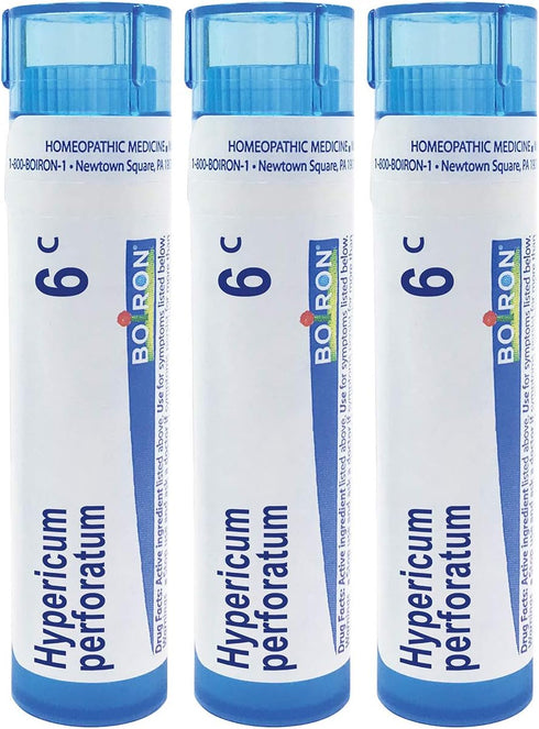 Boiron Hypericum Perforatum 6c Homeopathic Medicine for Nerve Pain, Pack of 3 (240 Pellets)