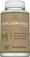 Premium Psyllium Husk Fiber Supplement, 1450mg, 240 Capsules
