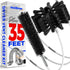 Holikme 35 Feet Dryer Vent Cleaning Brush, Lint Remover, Synthetic Brush Head for Power Drill Use