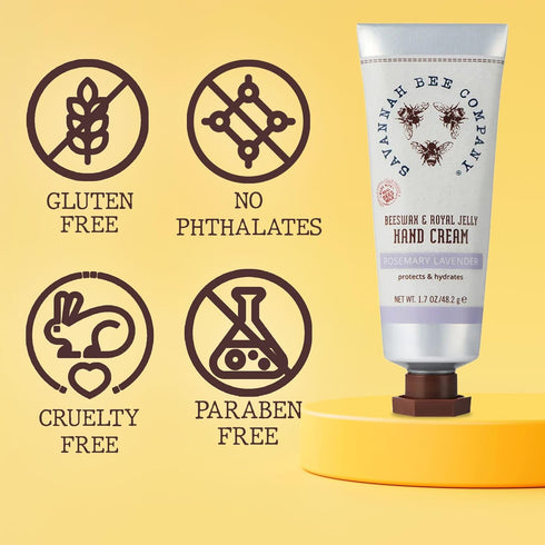 Savannah Bee Company Beeswax Hand Cream, Hand Moisturizer Repair Cream for Dry Skin