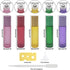JIUWU 10pcs 10ml 1/3 Oz Essential Oils Stainless Steel Roller-on Bottles Refillable Perfume Organic Beauty Stainless Steel Frosted Vials with 5pcs Droppers Funnels, 1 Opener (5 Colors) by JIUWU