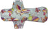 MUMBABY 6pcs 12 Inch (30.5cm) 12inch) Heavy Flow Charcoal Bamboo Mama Cloth/Menstrual Pads/Reusable Sanitary Pads