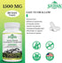 Active Hexose Correlated Compound 1500 mg Supplement - Natural 8 Mushroom Extract for Immune System & Liver Function,