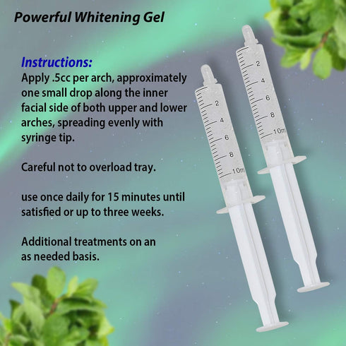 Bright White Smiles Wholesale Teeth Whitening Refill Gel Kit (4) 10cc Syringes 44% Carbamide Peroxide Bleaching Product