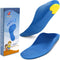 Ailaka Kids Orthotic Arch Support Shoe Insoles, Cushioning PU Foam Inserts for Flat Feet & Plantar Fasciitis