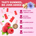 Gummies 60 Count Fiber for Digestive Health & Regularity, Sugar-Free High Fiber Supplement for Adults & Kids, Soluble