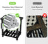Shower Stool for Inside Shower, Shower Bench Stool with Storage Shelf, Stainless Steel Shower Stool for Shaving Legs