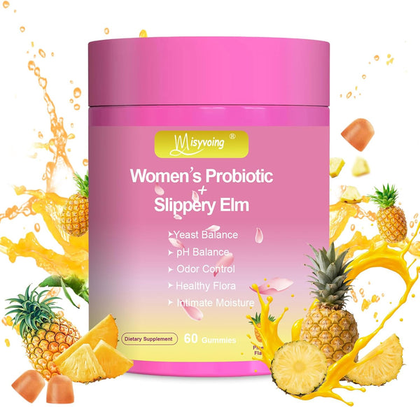 Her Juicy Feminine Probiotics Gummies for pH Balance - Slippery Elm, Lactobacillus