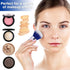 Retractable Kabuki Makeup Brush, Travel Powder Brush for Foundation, Blush, Bronzer, Concealer with Cover