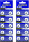 393 SR754W (SR754SW) 1.55V Silver Oxide Watch Battery, 20 Pack