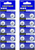 393 SR754W (SR754SW) 1.55V Silver Oxide Watch Battery, 20 Pack