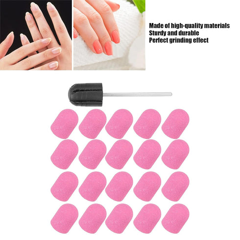Nail Drill Bits Kit - Sanding and Polishing Nail Drill Bits Set for Manicure and Pedicure Home Salon Use
