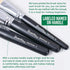 16Pcs ULTRA SOFT Black Labeled Makeup Brushes Set - Includes Large Powder, Flat Foundation, Blending Brushes