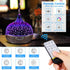 Zorara 550ml 3D 7 Essential Oil Diffuser Cool Mist Humidifier Glass Ultrasonic Aromatherapy Humidifier with Color