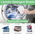 Loopeer 600 Sheets Laundry Detergent Sheets, No Leak, Anti Sensitive Liquidless Laundry Supplies, Unscented
