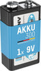 Ansmann 9V 300 mah Rechargeable Batteries