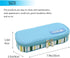 Goldwheat Diabetic Medication Organizer, Insulin Cooler Travel Case with 2 Ice Packs, Waterproof Light Blue
