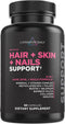 Livingood Daily Hair, Skin, & Nails Vitamins for Women & Men - 14-in-1 Supplement for Healthy Skin
