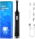 Tooth Polisher Electric Dental Cleaning Kit, Rechargeable with 5 Brush Heads, 4 Speed Modes, LED Light, IPX6 Waterproof