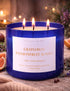 Sunset 3-Wick 15.8 oz Grapefruit Passionfruit Soy Candle | Large Scented Candle for Home | Clean Burn Long Lasting |