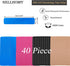 Kinesiology Tape Precut-40 Strips | Pro Elastic Athletic Tape for Joints Support & Muscle Pain Relief-Hypoallergenic and Waterproof K Tape Perfect for Ankle Knees Running Any Activity(Mix-4)