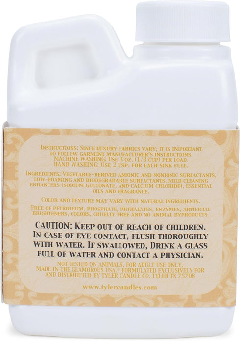 Elanze Designs Tyler Candle Glamorous High Efficient Wash, 4 Ounce Scented Fine Laundry Detergent, Pack of 3; French
