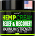Natural Hemp Cream for Joints, Back, Neck, Elbows, with Hemp + Turmeric + Arnica, 4 fl oz, Made in The USA