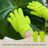 Wzttdm Set, 2 2 Leaf Cleaning Tongs, Microfiber Gloves for Plant Dusting, Plants Cleaning Include PCS Plant Leaf