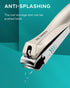 Nail Clippers for Thick Nails - Professional Nail Cutter with Catcher, Medical Grade Stainless Steel, Sharp and Durable
