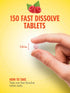 Sundance B-12 Methylcobalamin 1,000 mcg, 150 Fast Dissolve Tablets, Natural Berry Flavor, Vegetarian, Non-GMO, Gluten