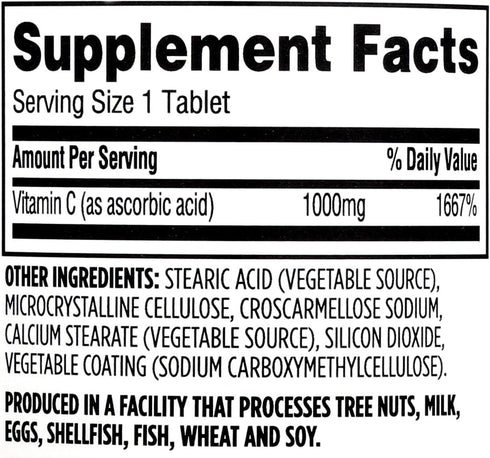 365 Everyday Value Vitamin C 1000mg, 250 Count