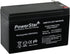 PowerStar Battery 12V 7.5Ah replaces B & B Battery BP7-12